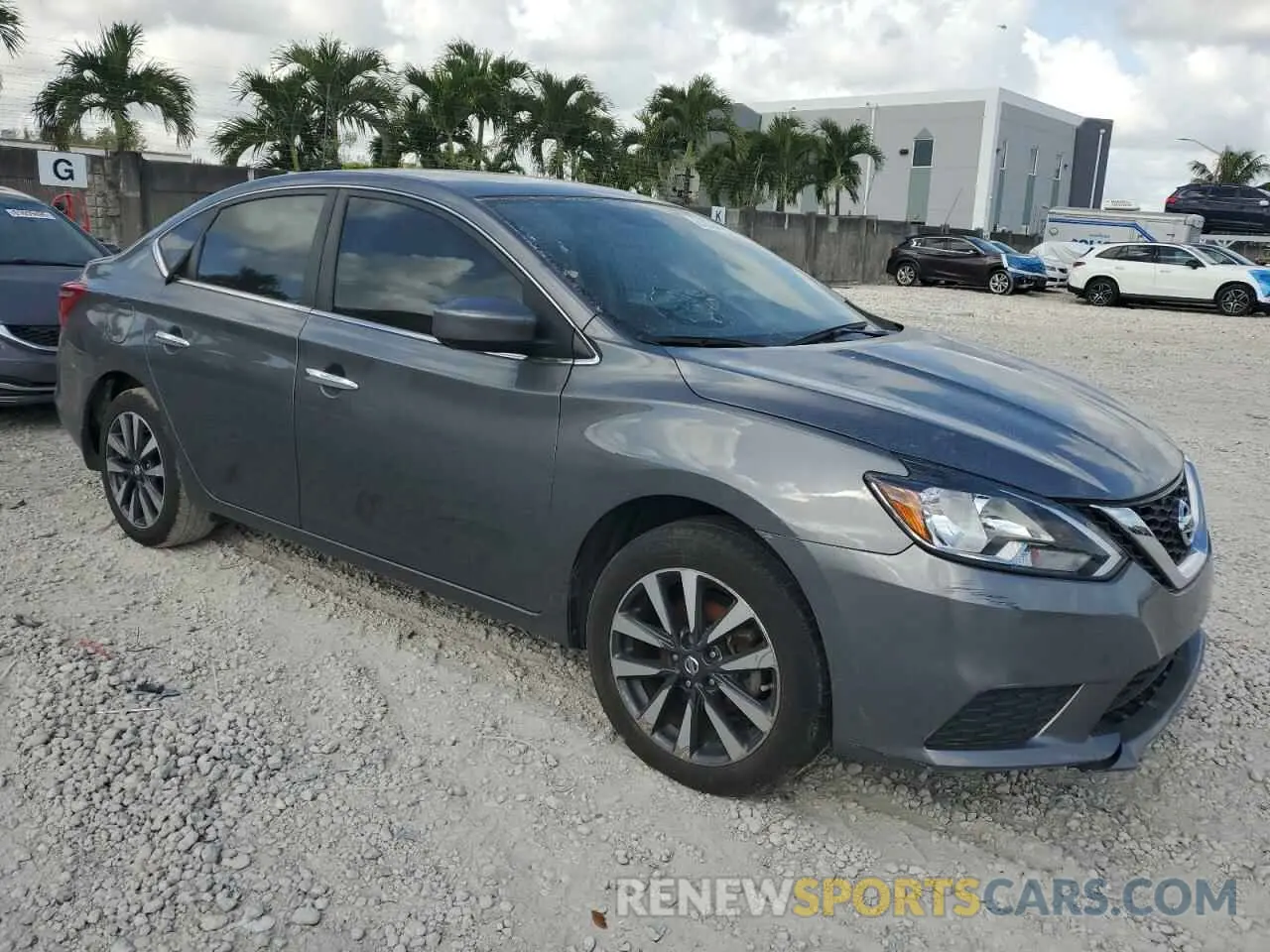 4 fotografías del automóvil dañado 3N1AB7AP6KY446653 NISSAN SENTRA 2019