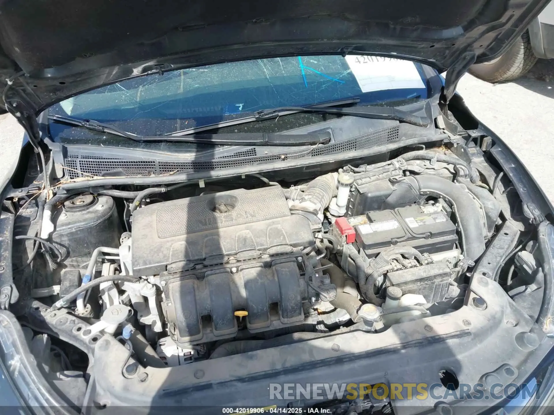 10 fotografías del automóvil dañado 3N1AB7AP6KY448838 NISSAN SENTRA 2019
