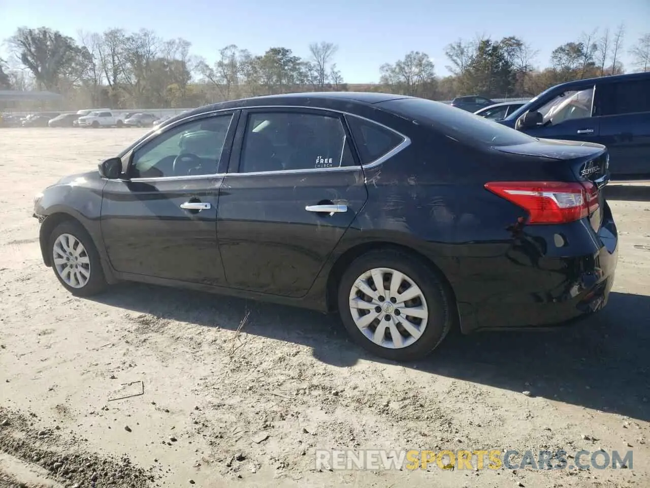 2 fotografías del automóvil dañado 3N1AB7AP6KY453411 NISSAN SENTRA 2019