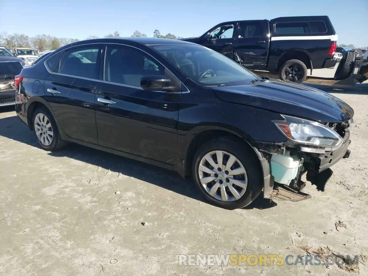 4 fotografías del automóvil dañado 3N1AB7AP6KY453411 NISSAN SENTRA 2019