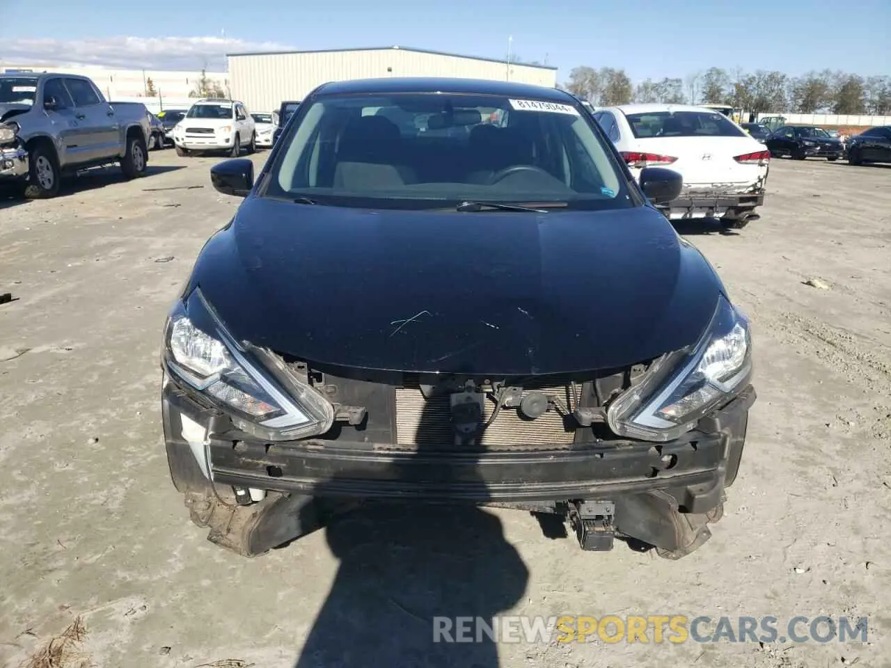 5 fotografías del automóvil dañado 3N1AB7AP6KY453411 NISSAN SENTRA 2019