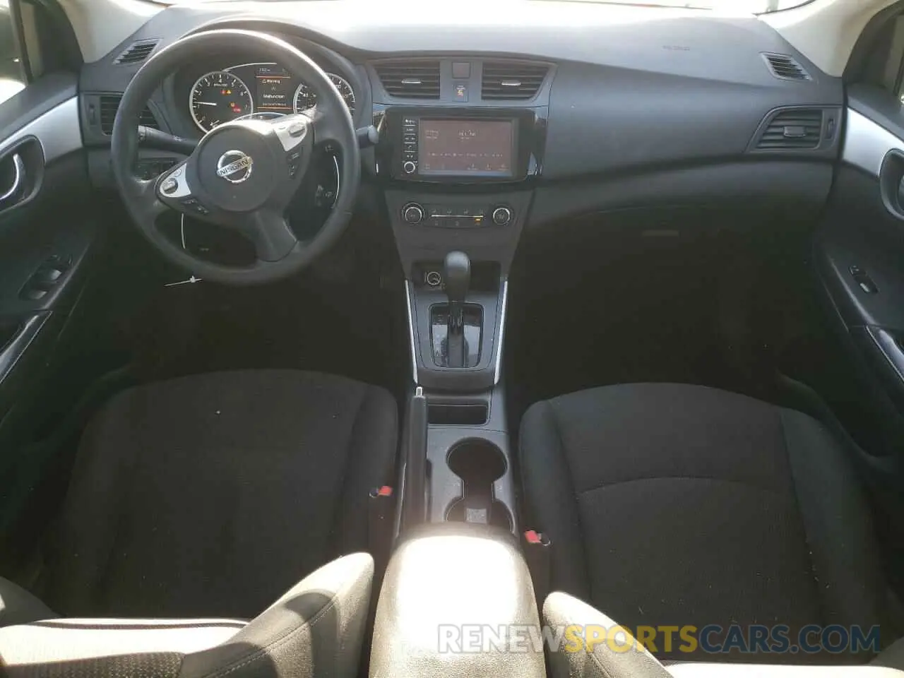 8 fotografías del automóvil dañado 3N1AB7AP6KY453411 NISSAN SENTRA 2019