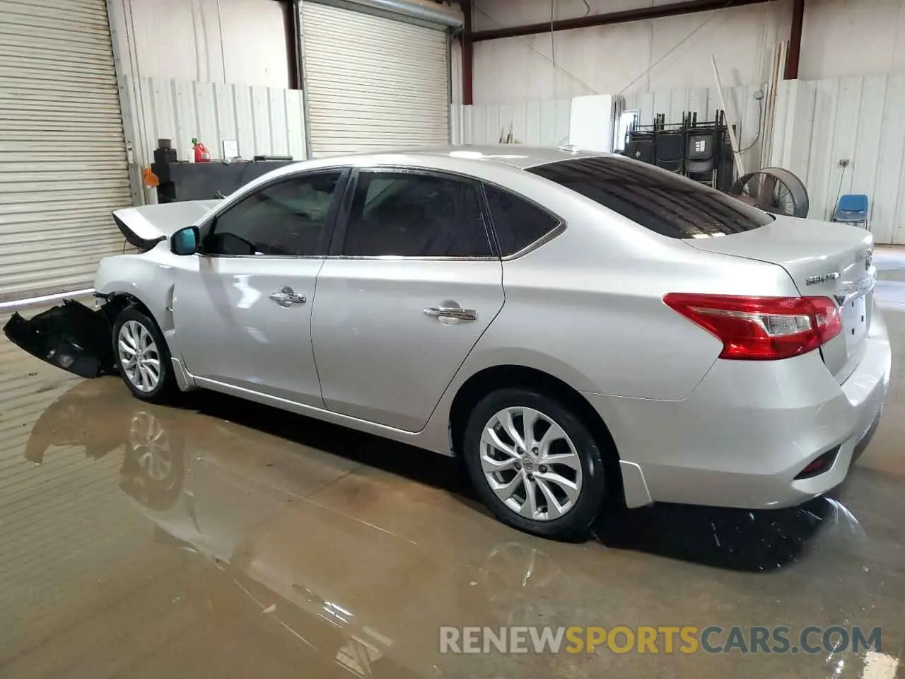 2 fotografías del automóvil dañado 3N1AB7AP7KL602633 NISSAN SENTRA 2019