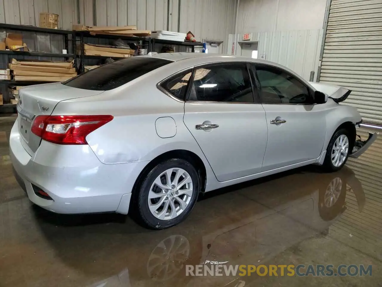 3 fotografías del automóvil dañado 3N1AB7AP7KL602633 NISSAN SENTRA 2019