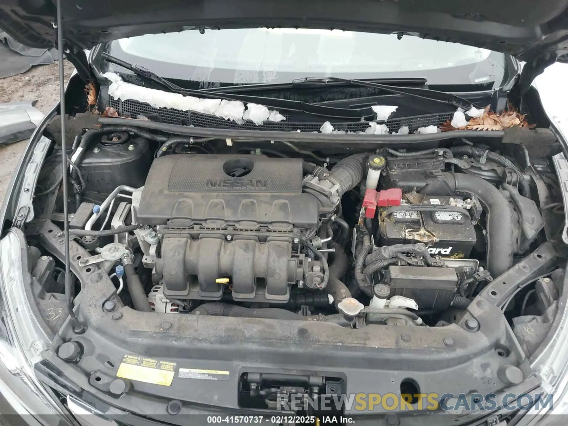 10 fotografías del automóvil dañado 3N1AB7AP7KL604088 NISSAN SENTRA 2019