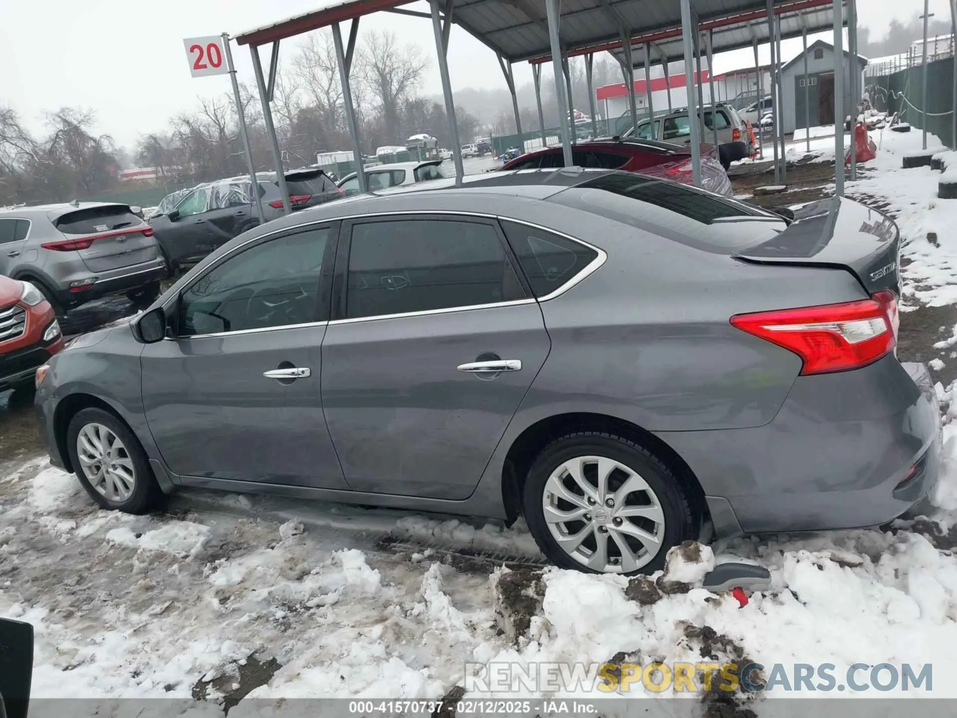 15 fotografías del automóvil dañado 3N1AB7AP7KL604088 NISSAN SENTRA 2019