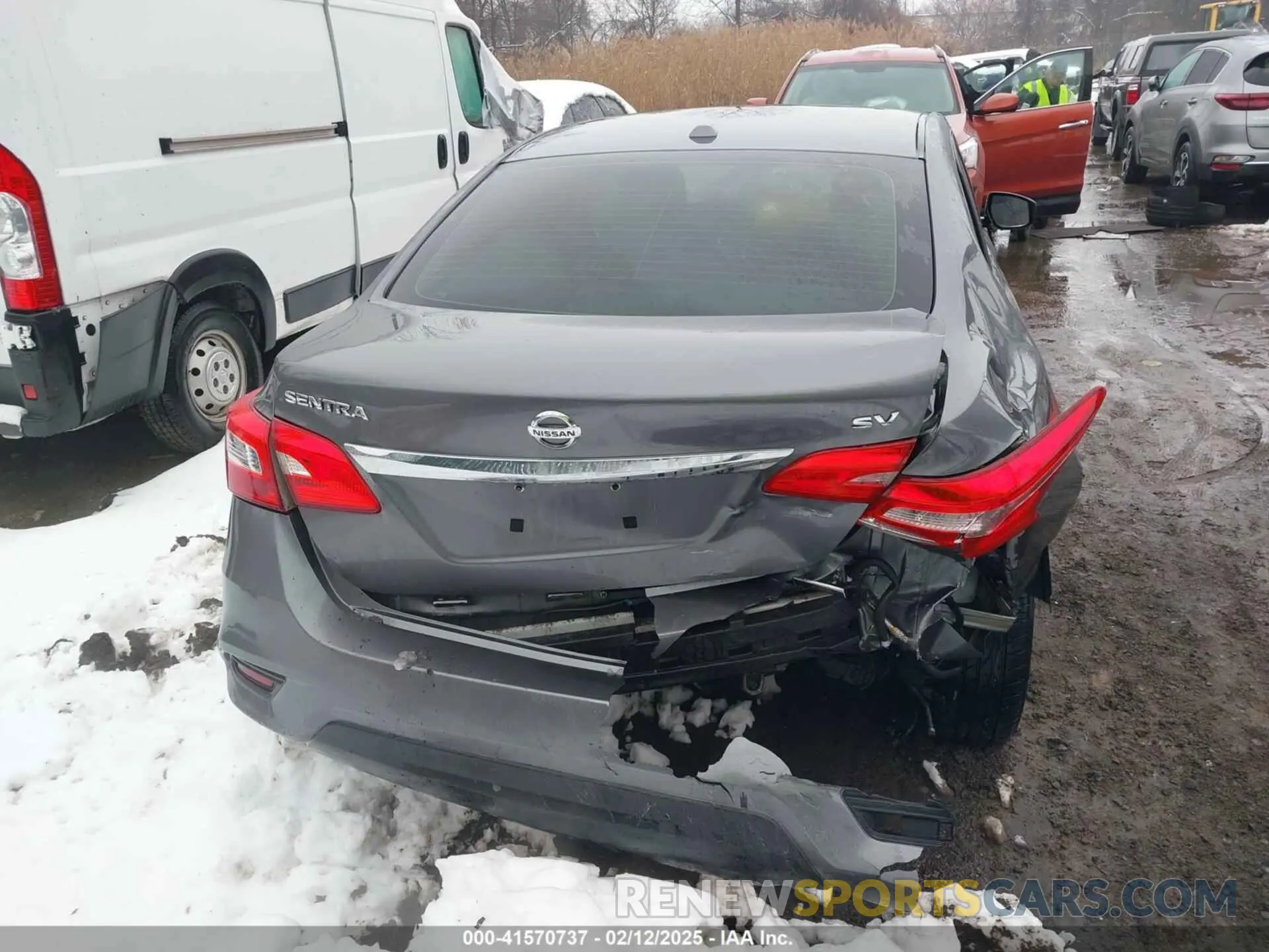 17 fotografías del automóvil dañado 3N1AB7AP7KL604088 NISSAN SENTRA 2019