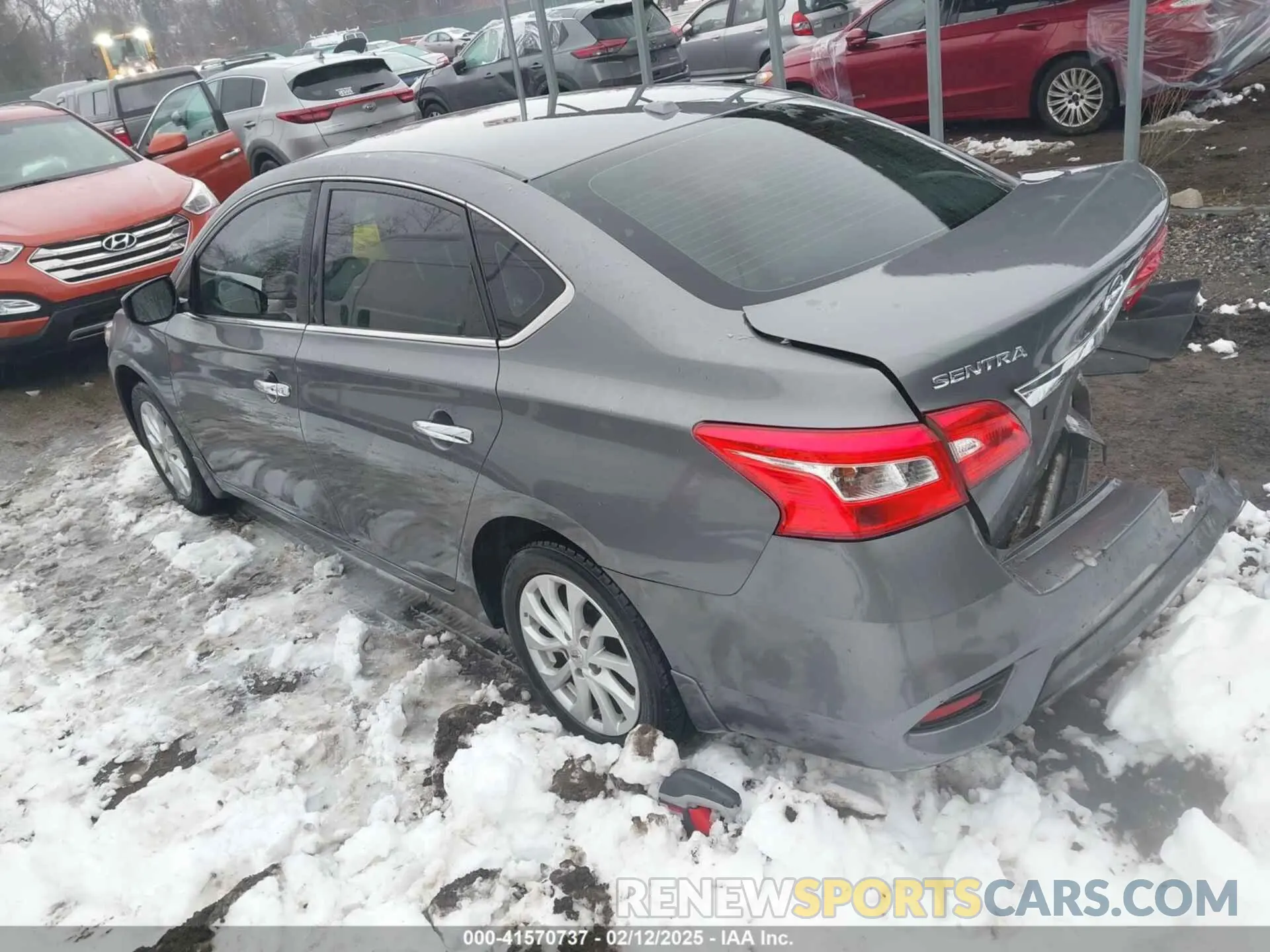 3 fotografías del automóvil dañado 3N1AB7AP7KL604088 NISSAN SENTRA 2019