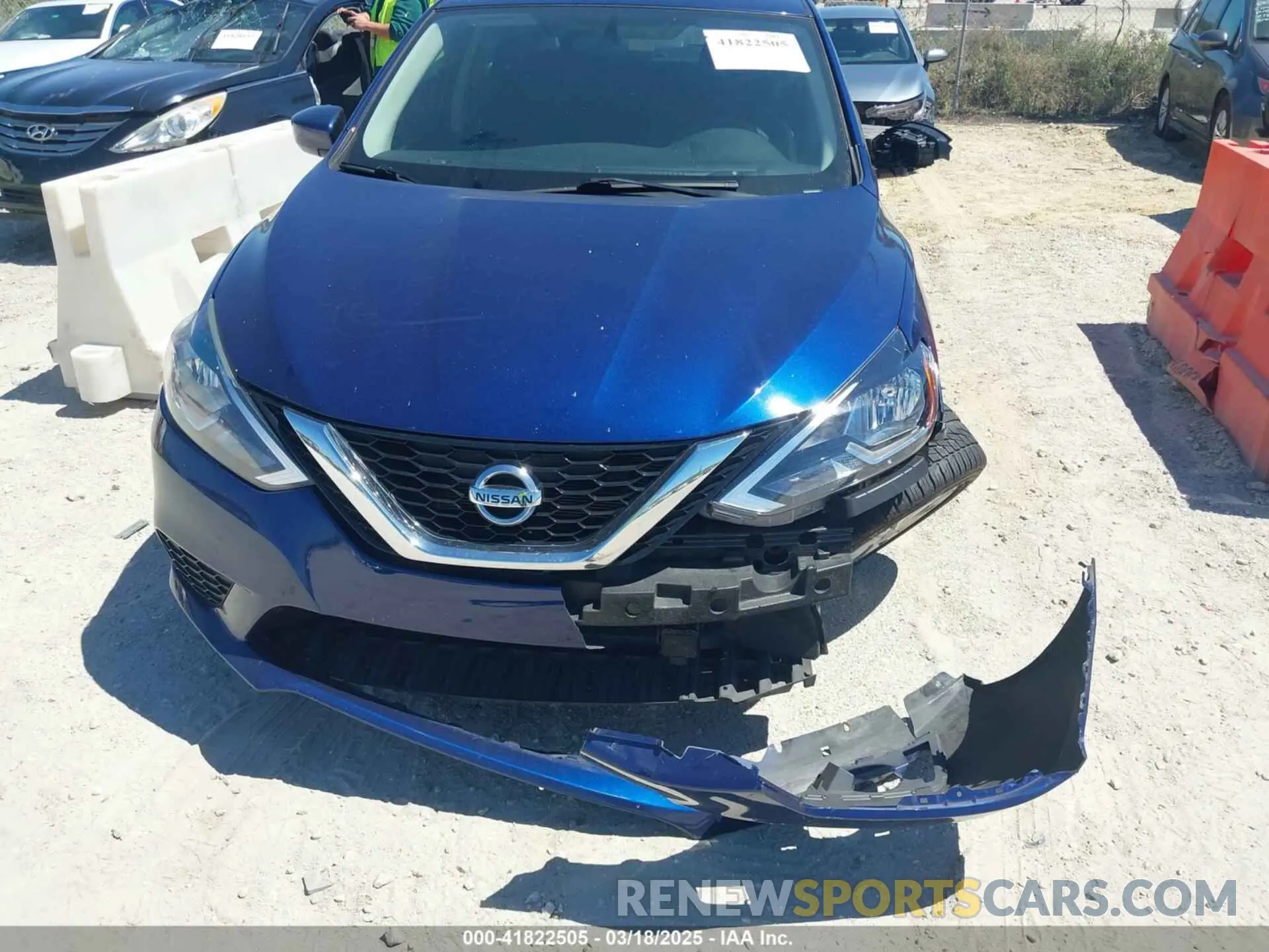 6 fotografías del automóvil dañado 3N1AB7AP7KL604611 NISSAN SENTRA 2019