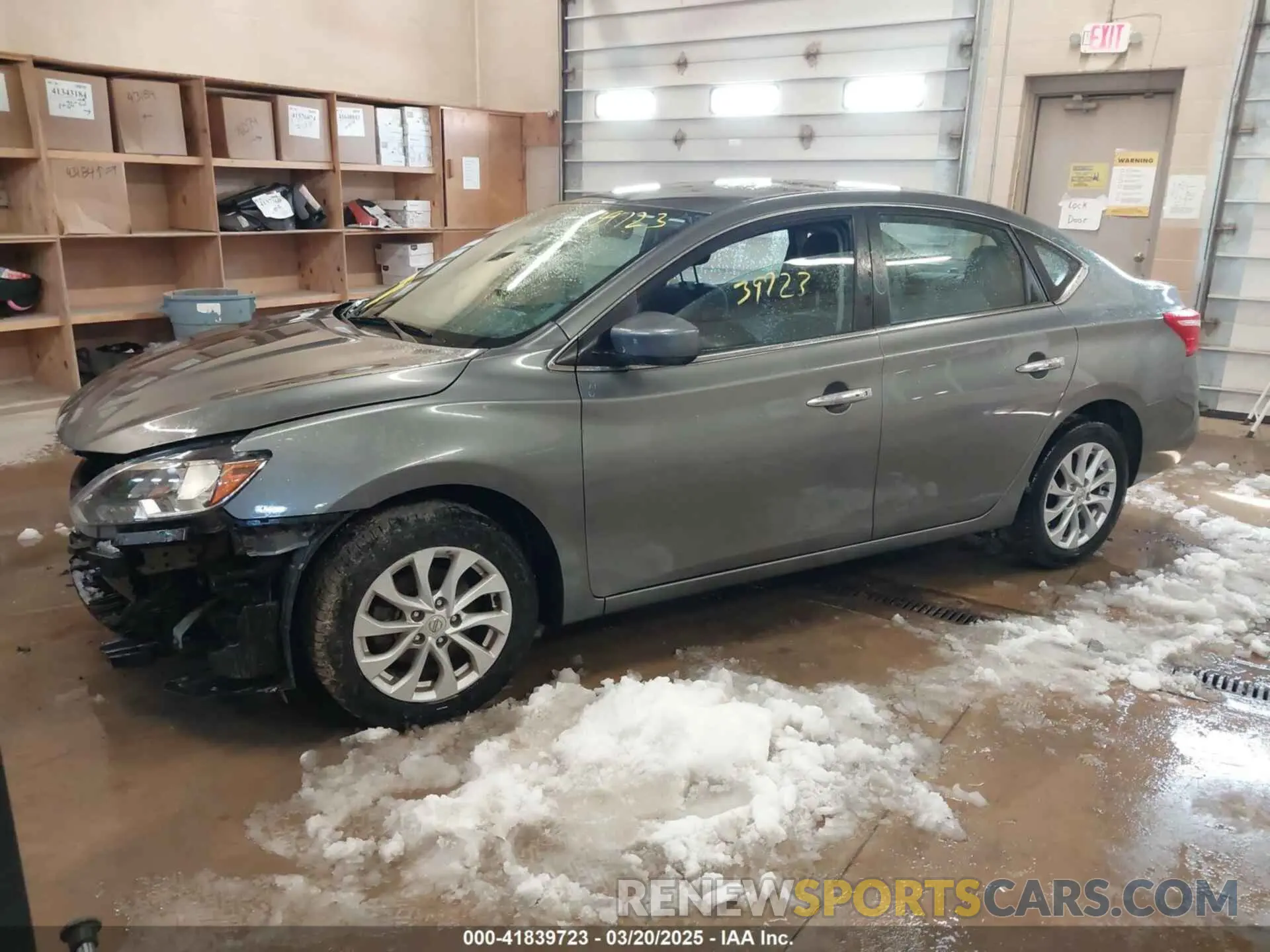 2 fotografías del automóvil dañado 3N1AB7AP7KL610845 NISSAN SENTRA 2019