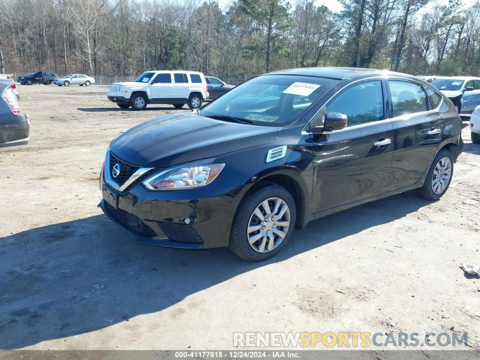 2 fotografías del automóvil dañado 3N1AB7AP7KY210335 NISSAN SENTRA 2019