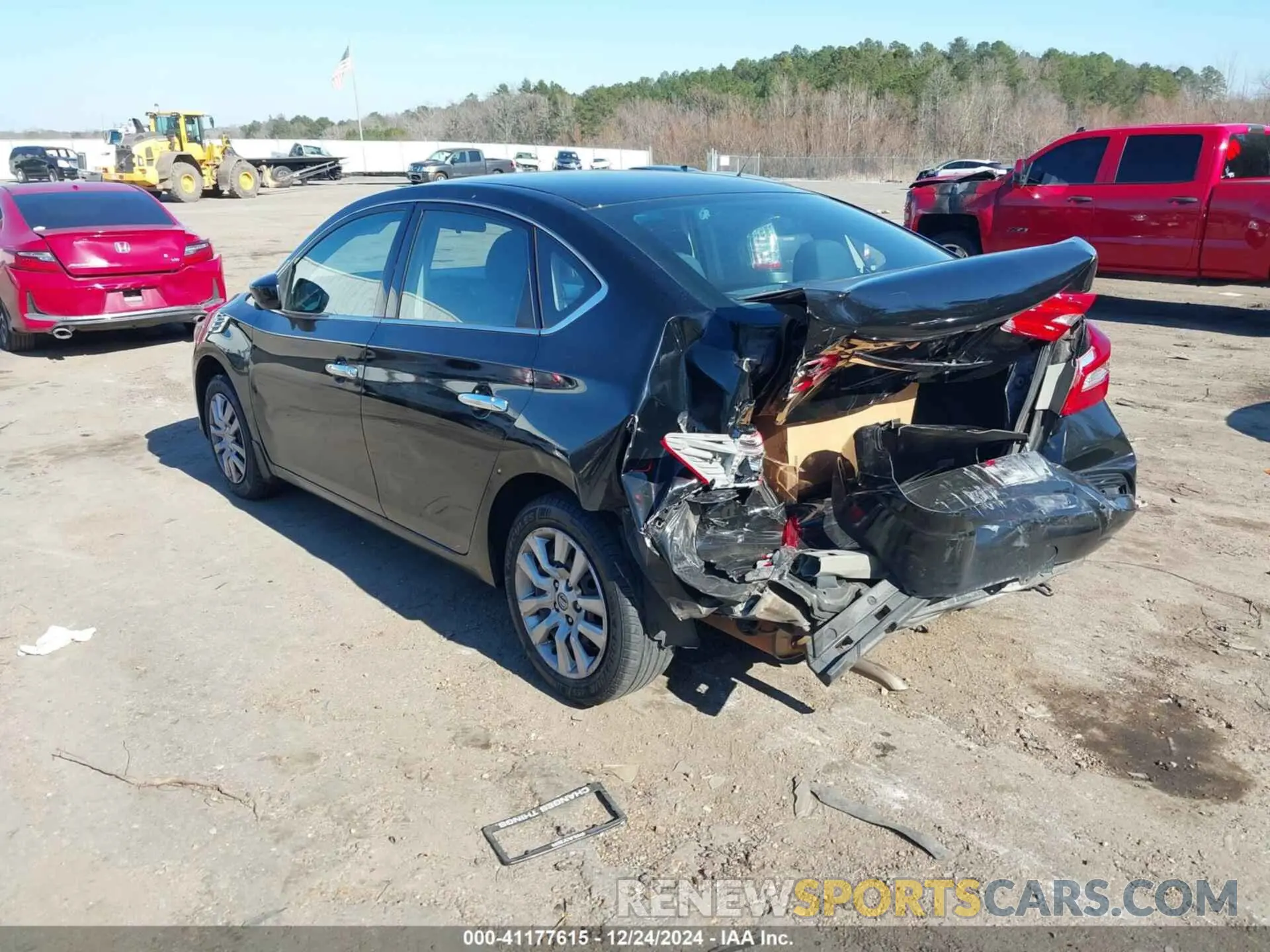 3 fotografías del automóvil dañado 3N1AB7AP7KY210335 NISSAN SENTRA 2019