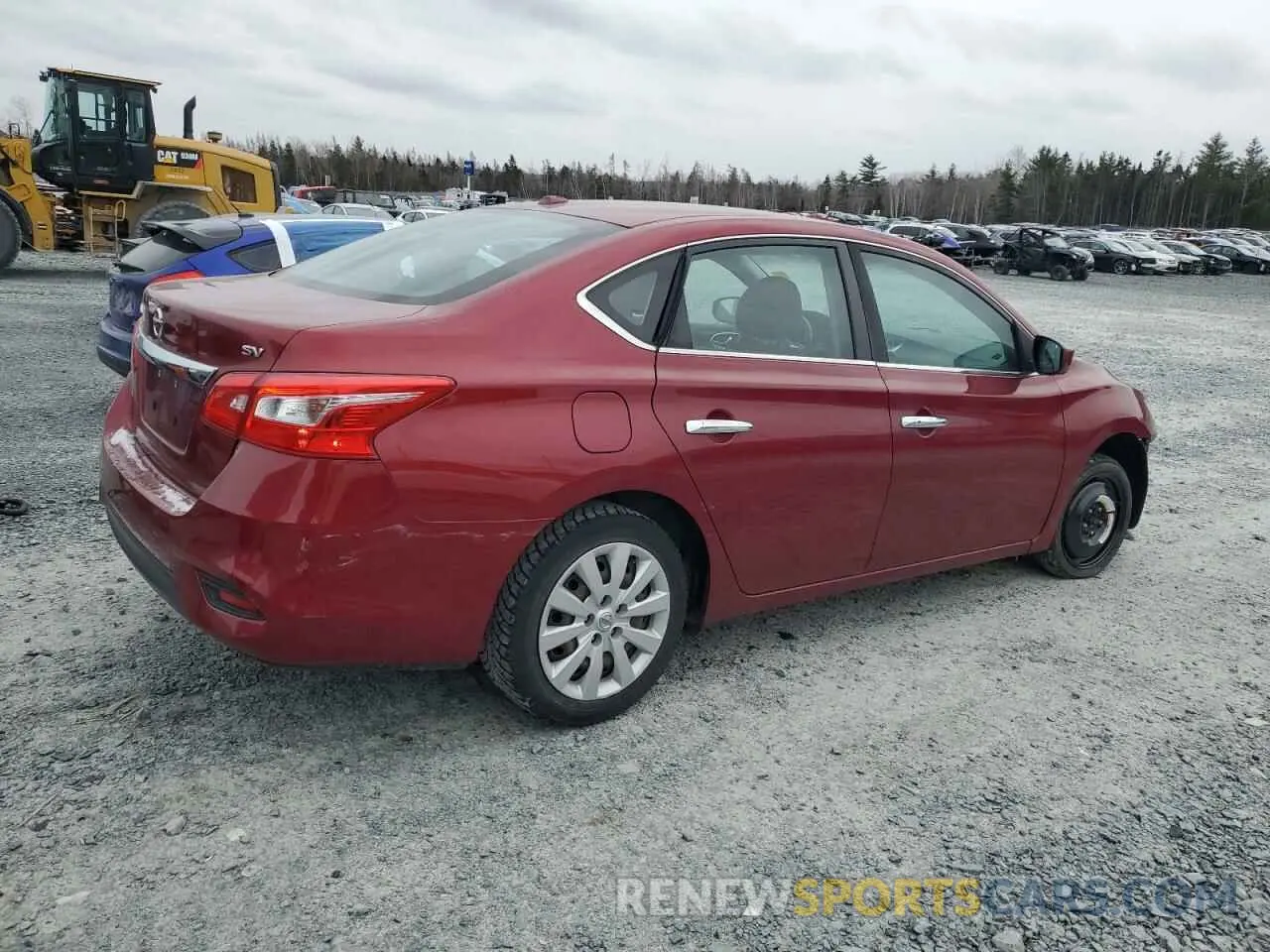 3 fotografías del automóvil dañado 3N1AB7AP7KY216975 NISSAN SENTRA 2019
