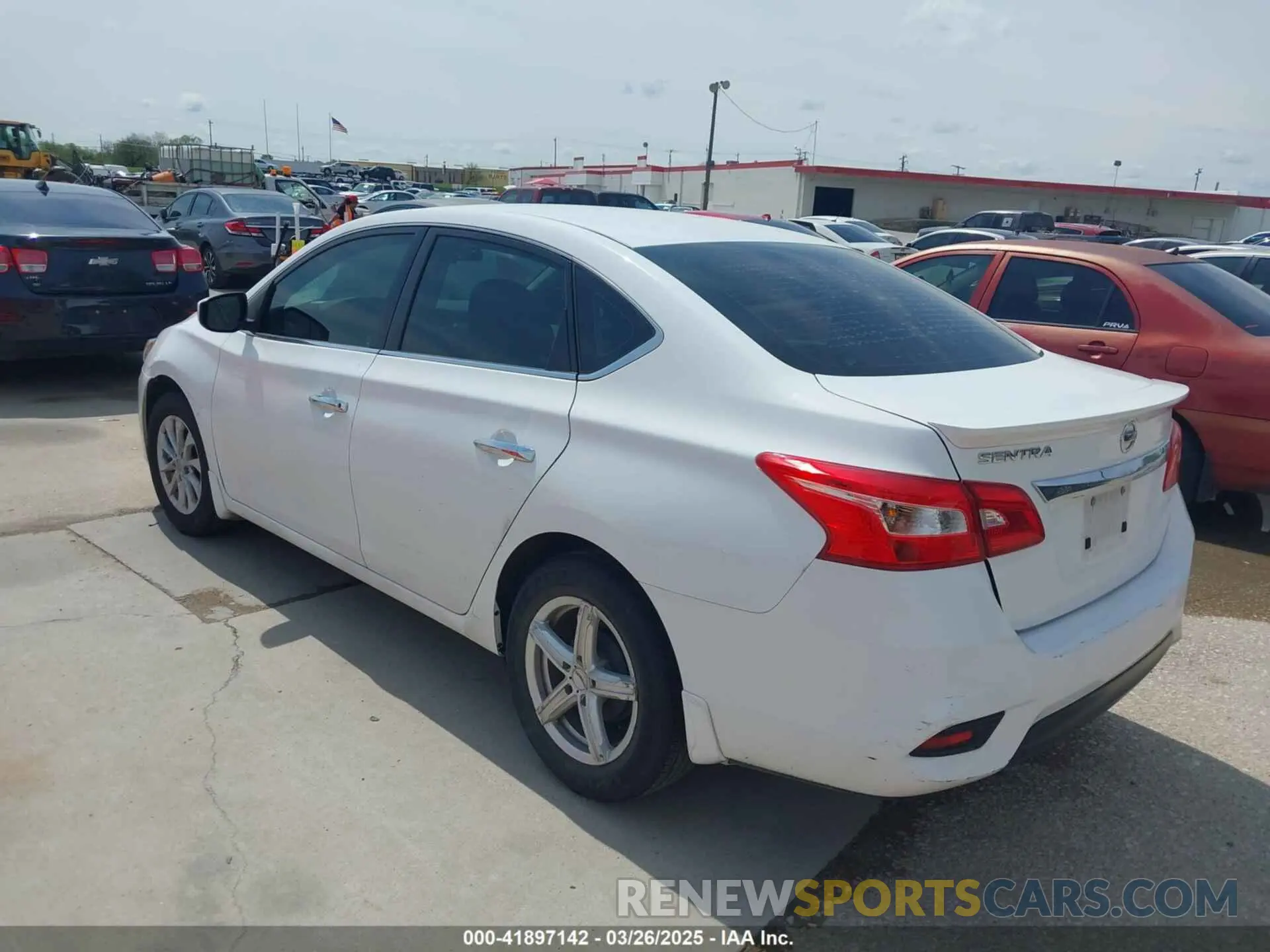 3 fotografías del automóvil dañado 3N1AB7AP7KY225143 NISSAN SENTRA 2019