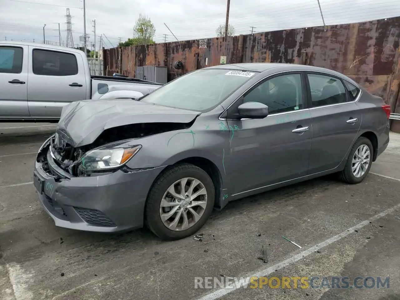 1 fotografías del automóvil dañado 3N1AB7AP7KY233842 NISSAN SENTRA 2019