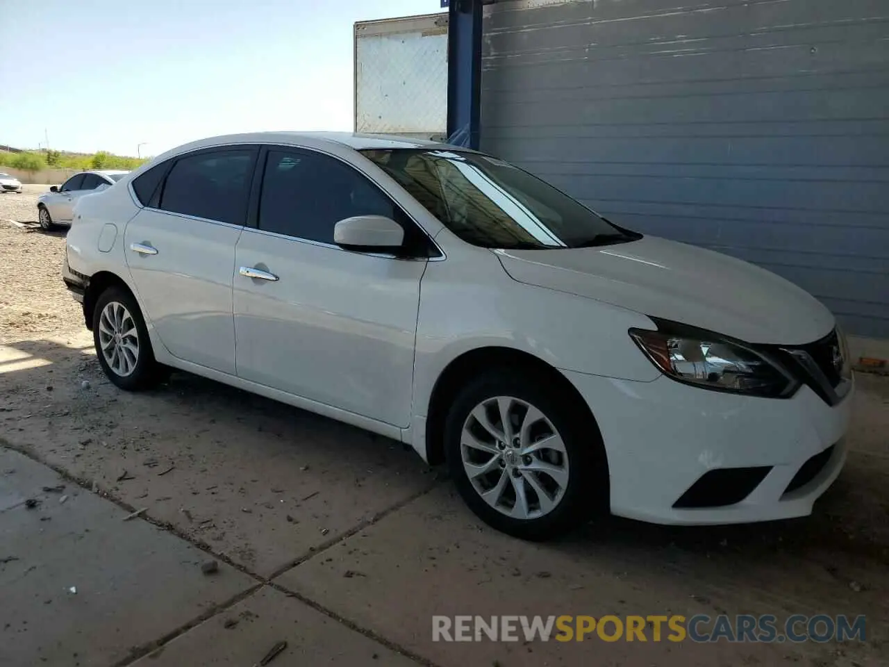 4 fotografías del automóvil dañado 3N1AB7AP7KY242203 NISSAN SENTRA 2019