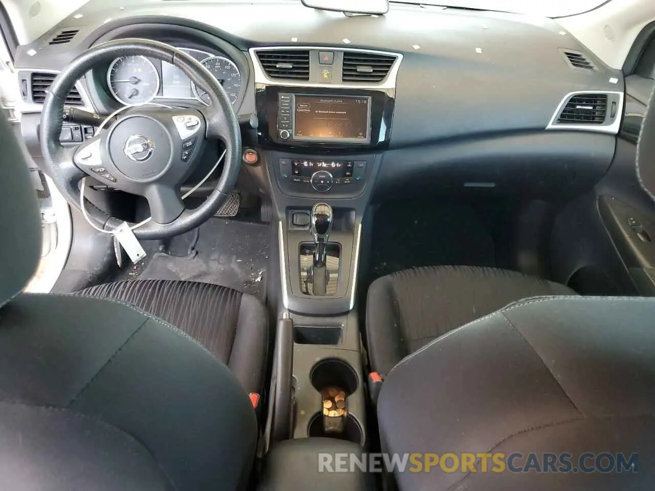 8 fotografías del automóvil dañado 3N1AB7AP7KY242203 NISSAN SENTRA 2019