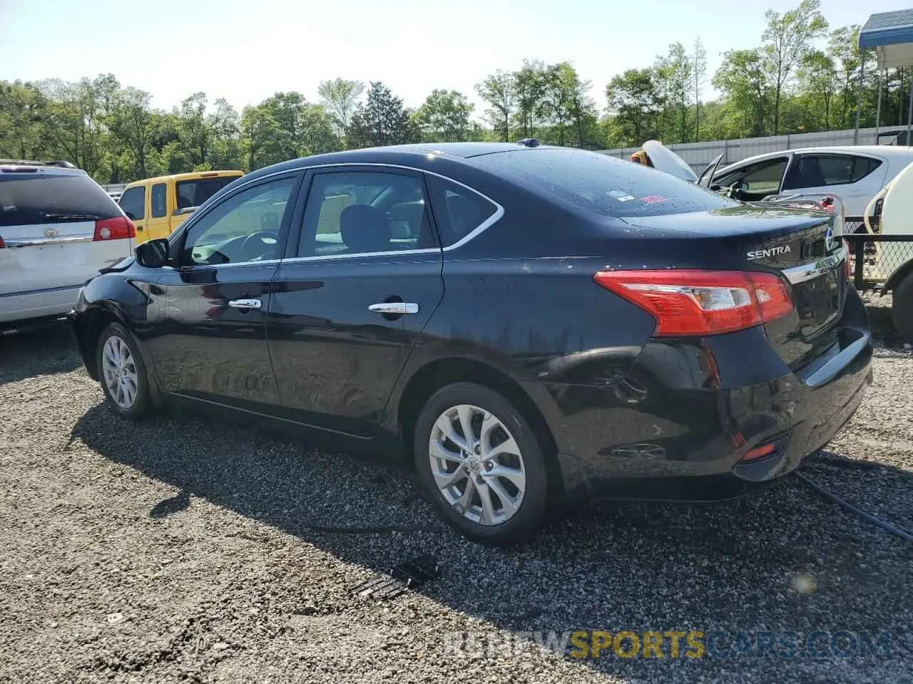 2 fotografías del automóvil dañado 3N1AB7AP7KY255503 NISSAN SENTRA 2019