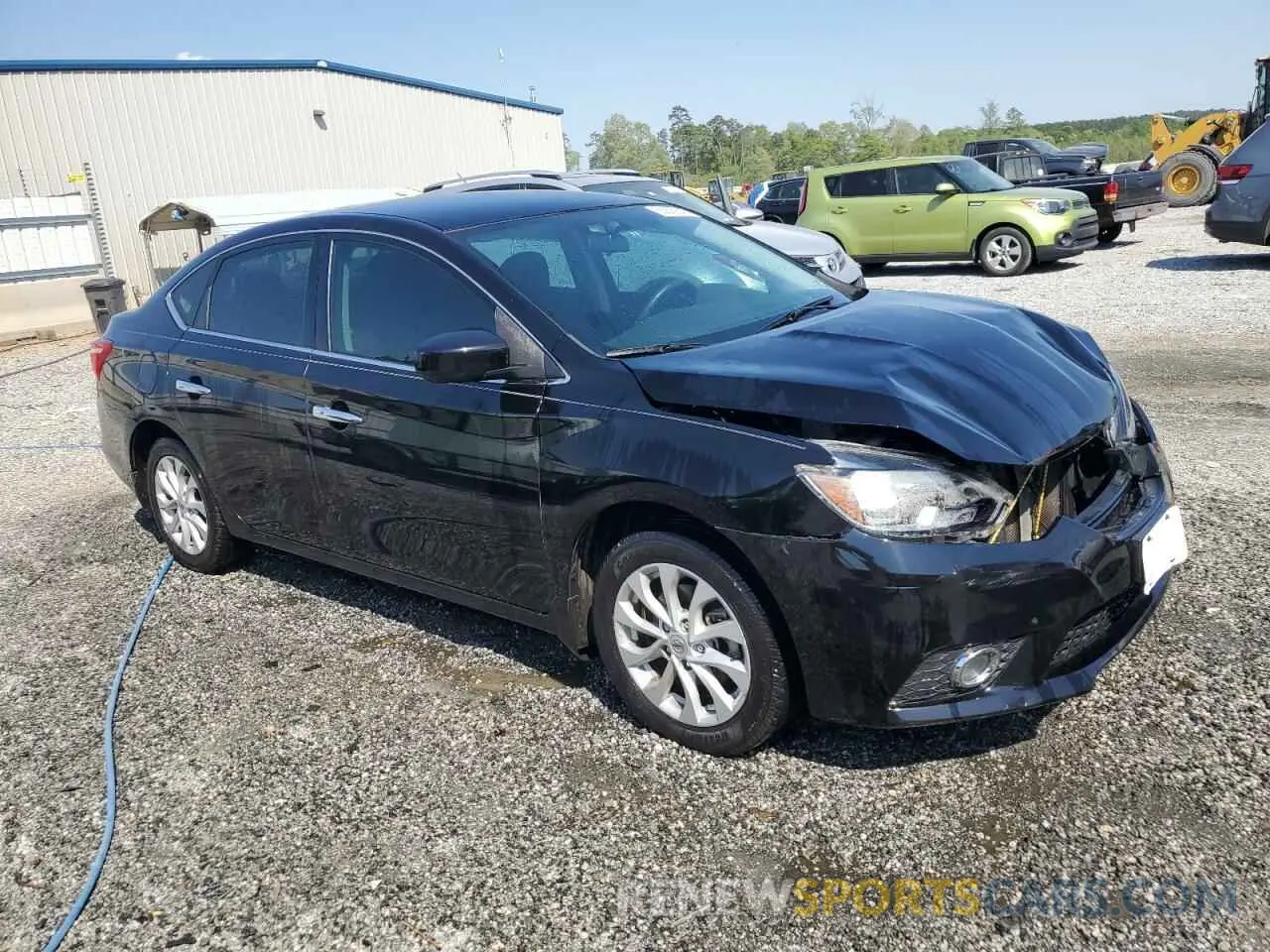 4 fotografías del automóvil dañado 3N1AB7AP7KY255503 NISSAN SENTRA 2019