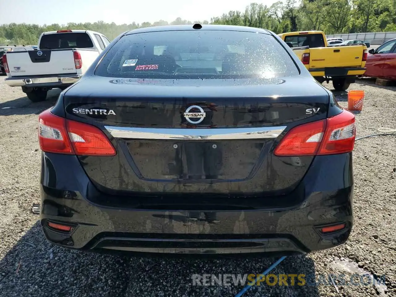 6 fotografías del automóvil dañado 3N1AB7AP7KY255503 NISSAN SENTRA 2019