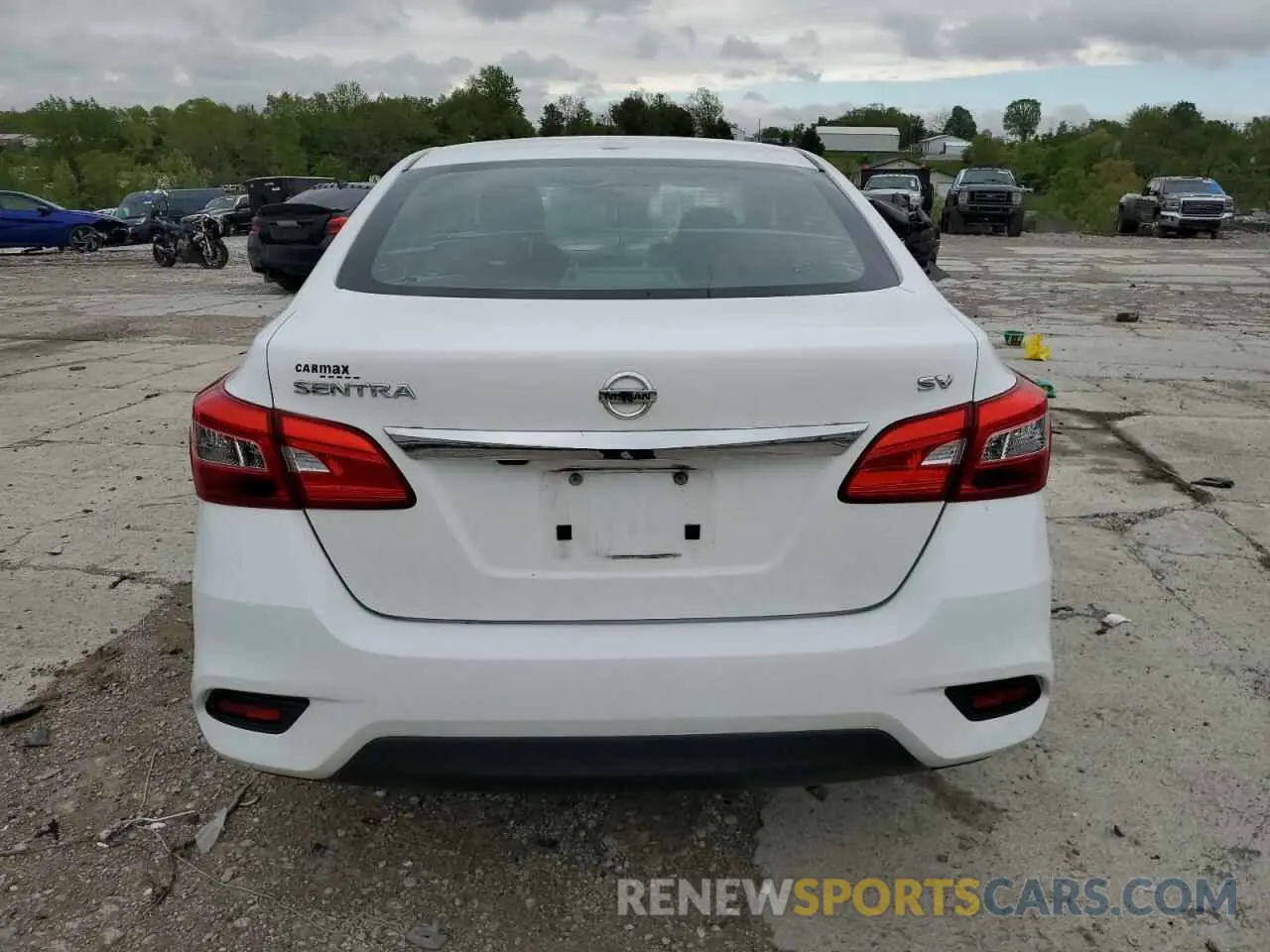 6 fotografías del automóvil dañado 3N1AB7AP7KY259650 NISSAN SENTRA 2019