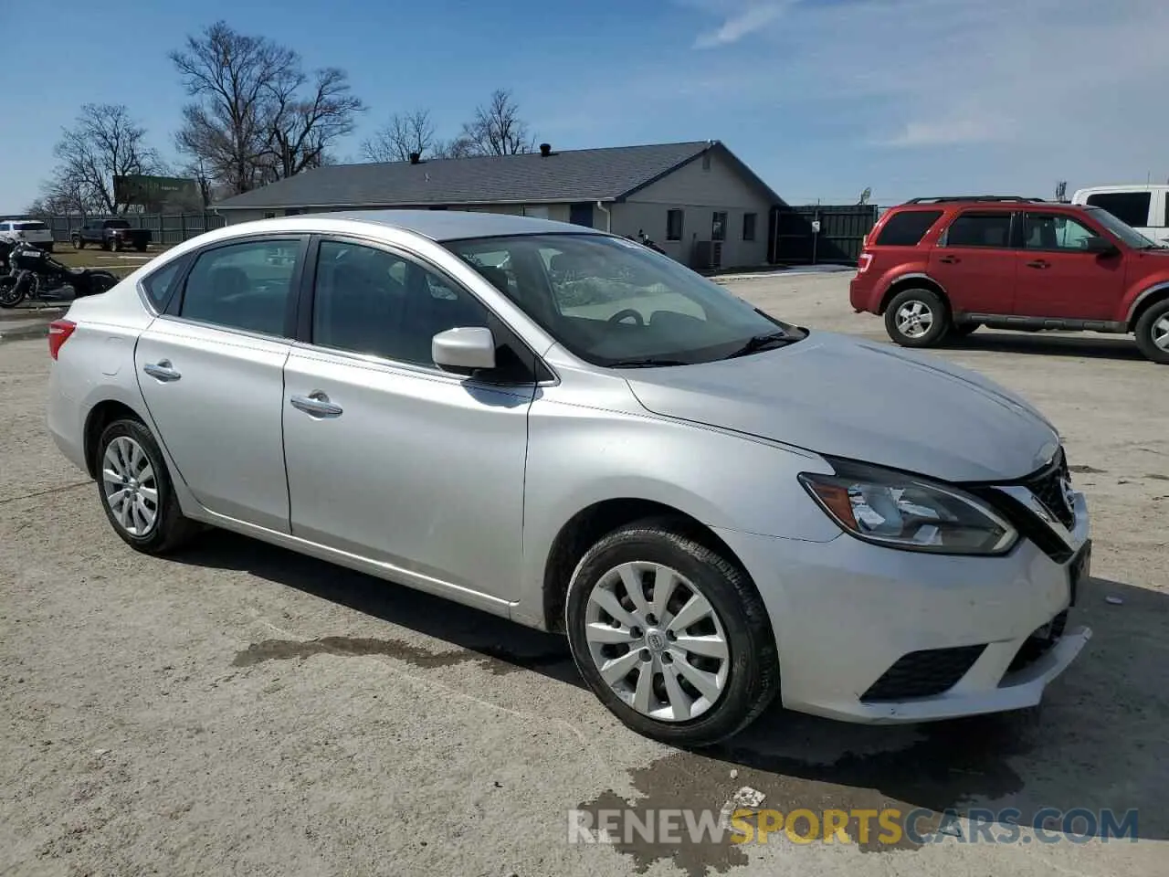 4 fotografías del automóvil dañado 3N1AB7AP7KY267375 NISSAN SENTRA 2019