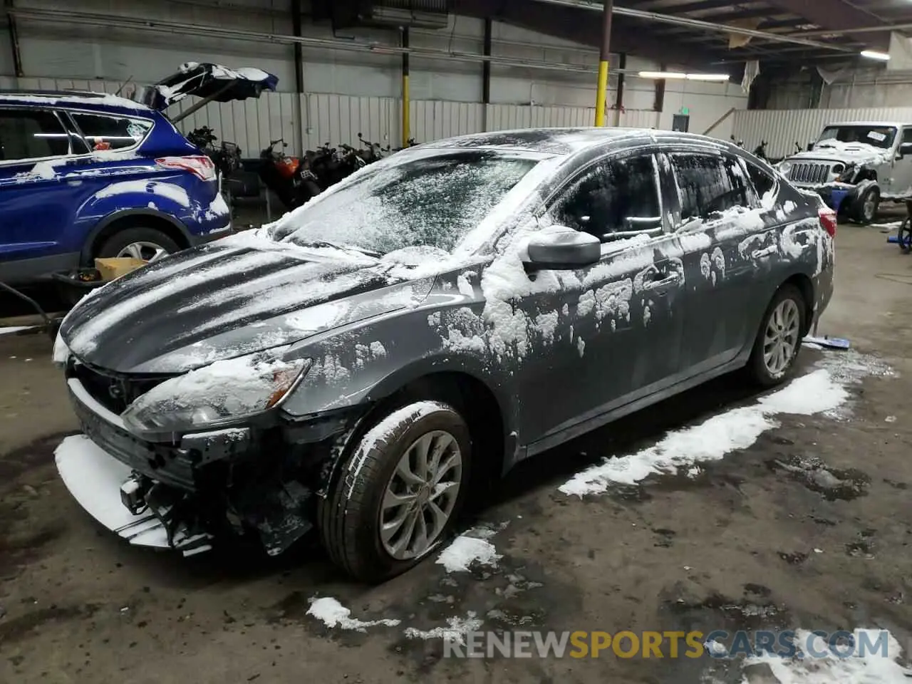 1 fotografías del automóvil dañado 3N1AB7AP7KY271992 NISSAN SENTRA 2019