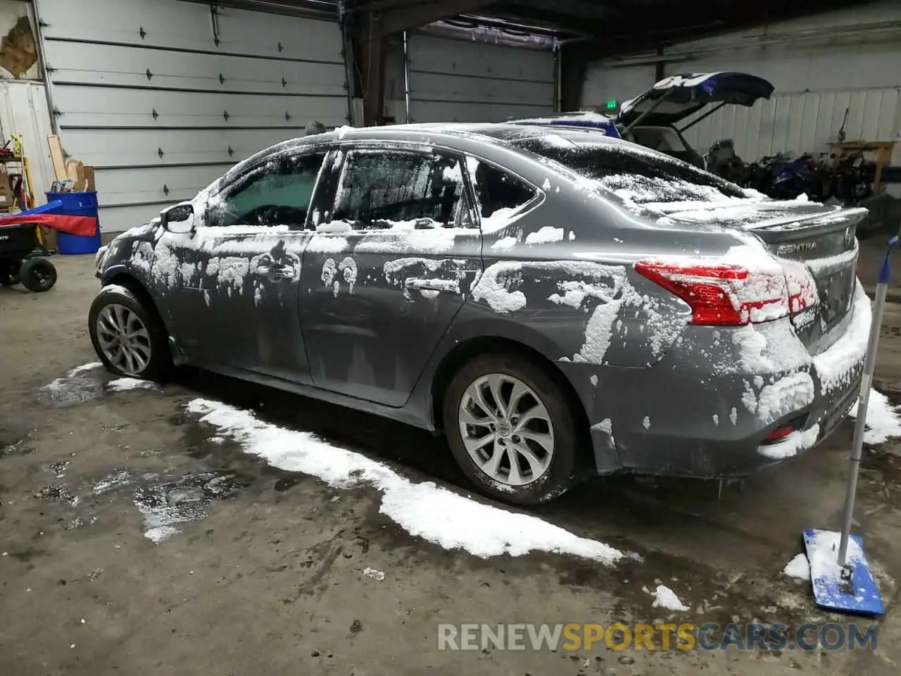 2 fotografías del automóvil dañado 3N1AB7AP7KY271992 NISSAN SENTRA 2019
