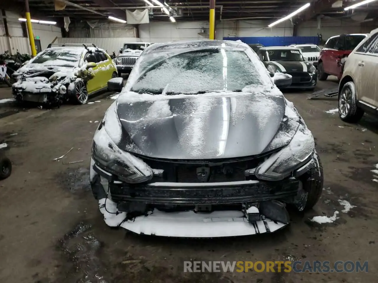 5 fotografías del automóvil dañado 3N1AB7AP7KY271992 NISSAN SENTRA 2019