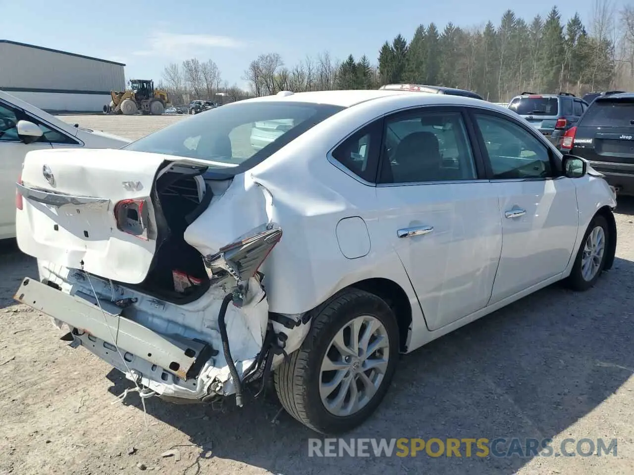 3 fotografías del automóvil dañado 3N1AB7AP7KY276741 NISSAN SENTRA 2019