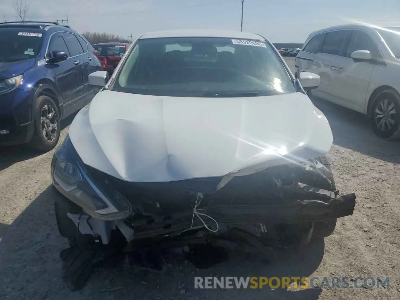 5 fotografías del automóvil dañado 3N1AB7AP7KY276741 NISSAN SENTRA 2019