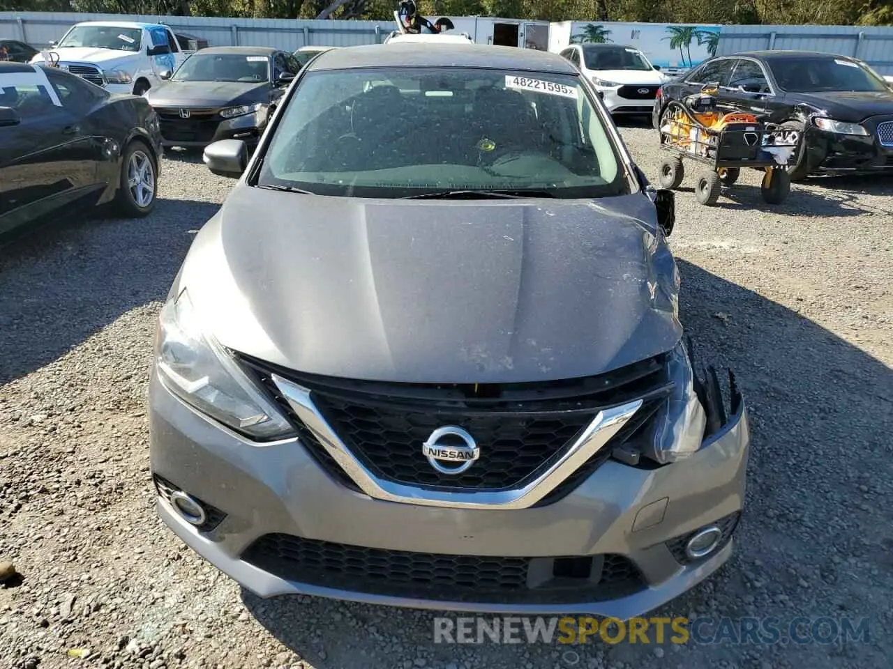 5 fotografías del automóvil dañado 3N1AB7AP7KY280496 NISSAN SENTRA 2019