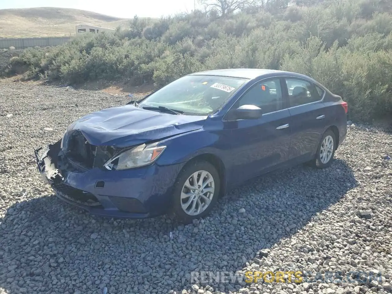 1 fotografías del automóvil dañado 3N1AB7AP7KY286105 NISSAN SENTRA 2019