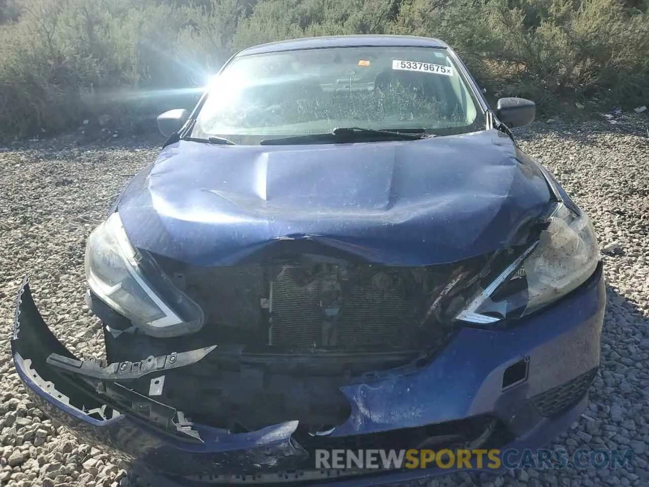 5 fotografías del automóvil dañado 3N1AB7AP7KY286105 NISSAN SENTRA 2019