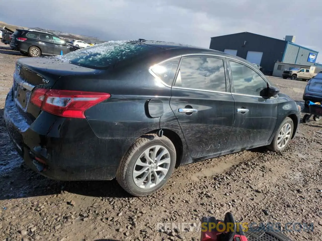 3 fotografías del automóvil dañado 3N1AB7AP7KY294138 NISSAN SENTRA 2019