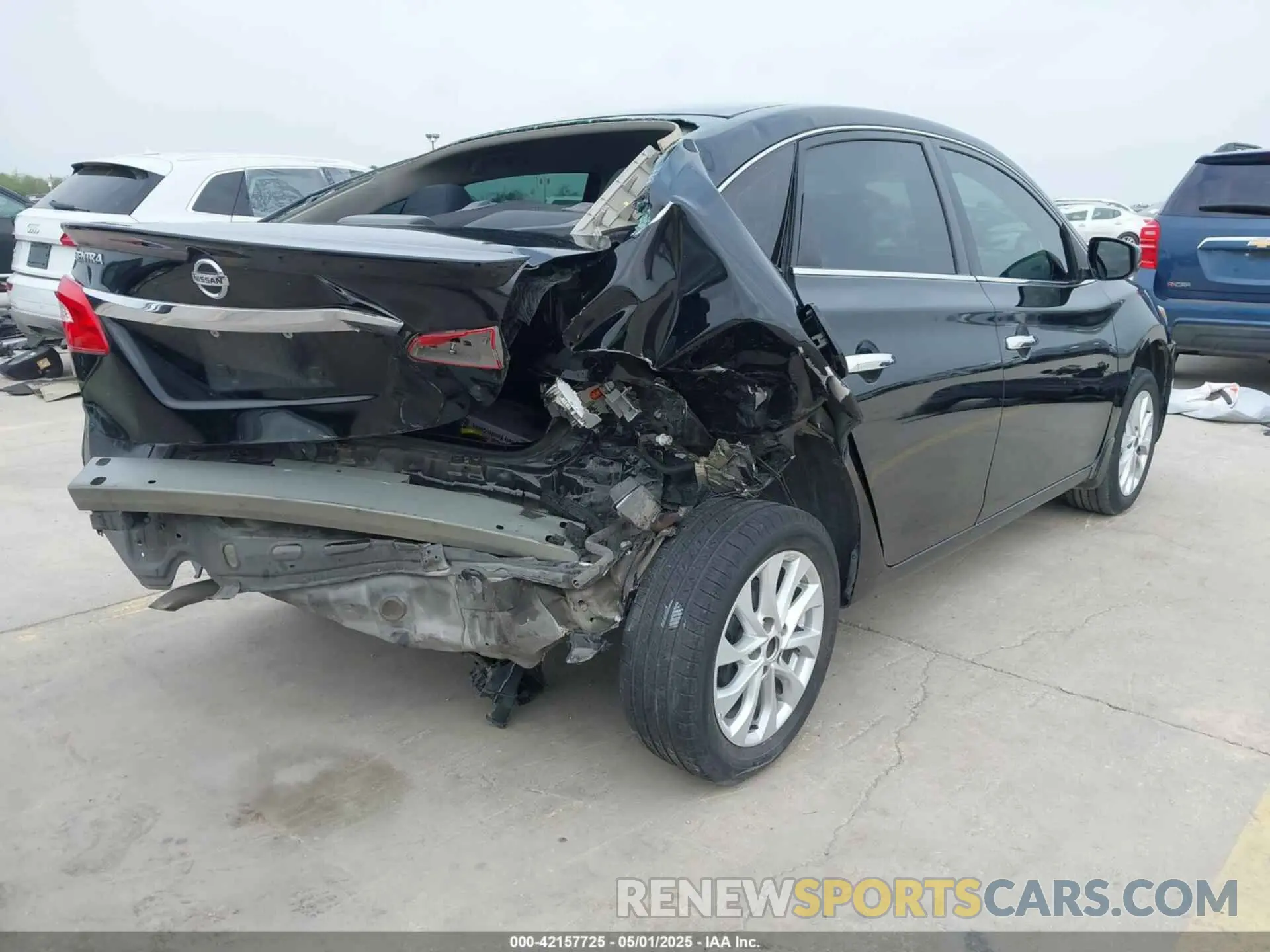 4 fotografías del automóvil dañado 3N1AB7AP7KY296830 NISSAN SENTRA 2019
