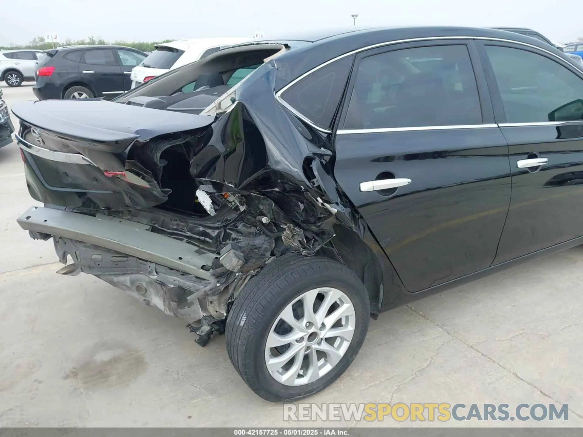 6 fotografías del automóvil dañado 3N1AB7AP7KY296830 NISSAN SENTRA 2019