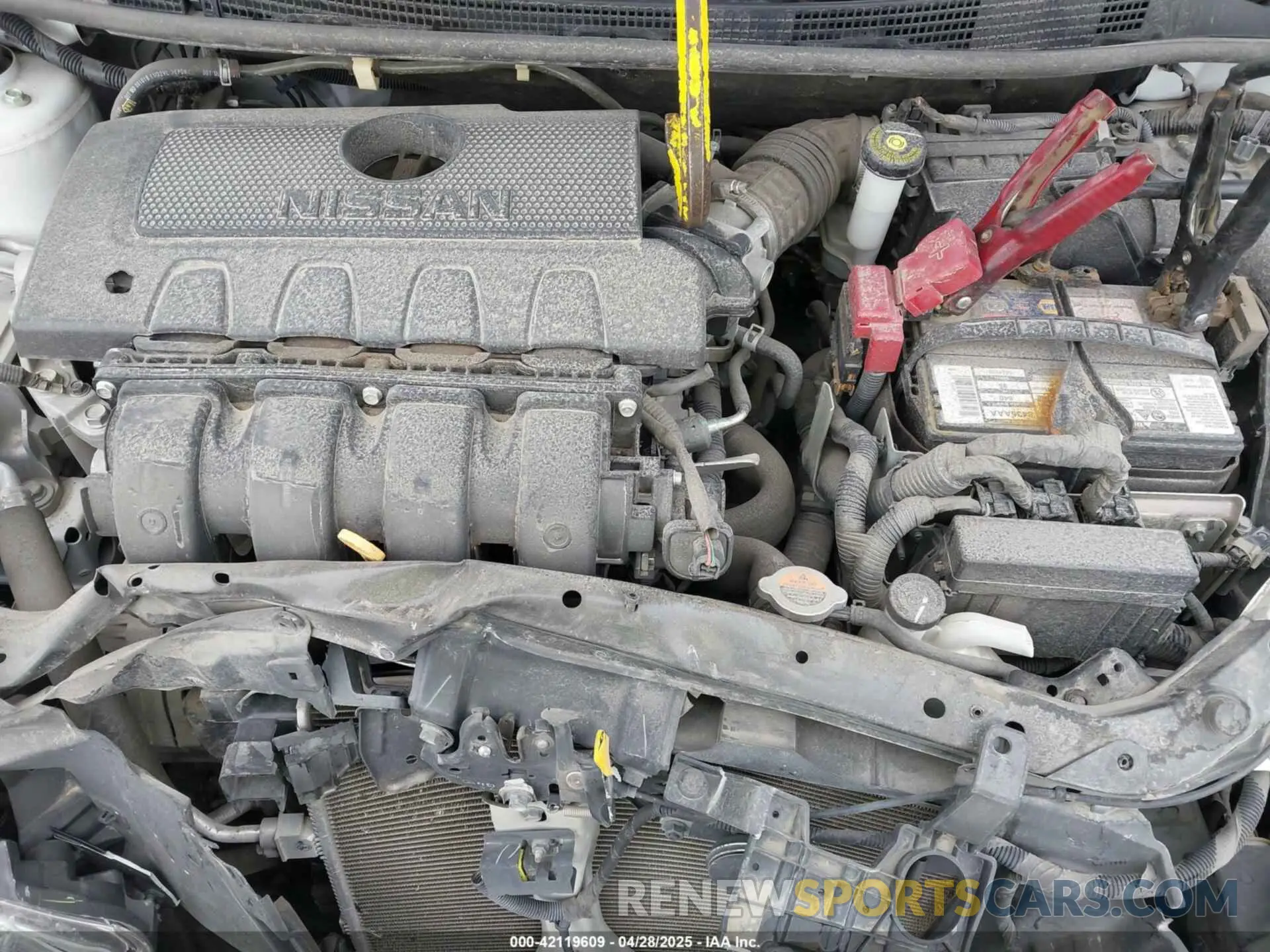10 fotografías del automóvil dañado 3N1AB7AP7KY301010 NISSAN SENTRA 2019
