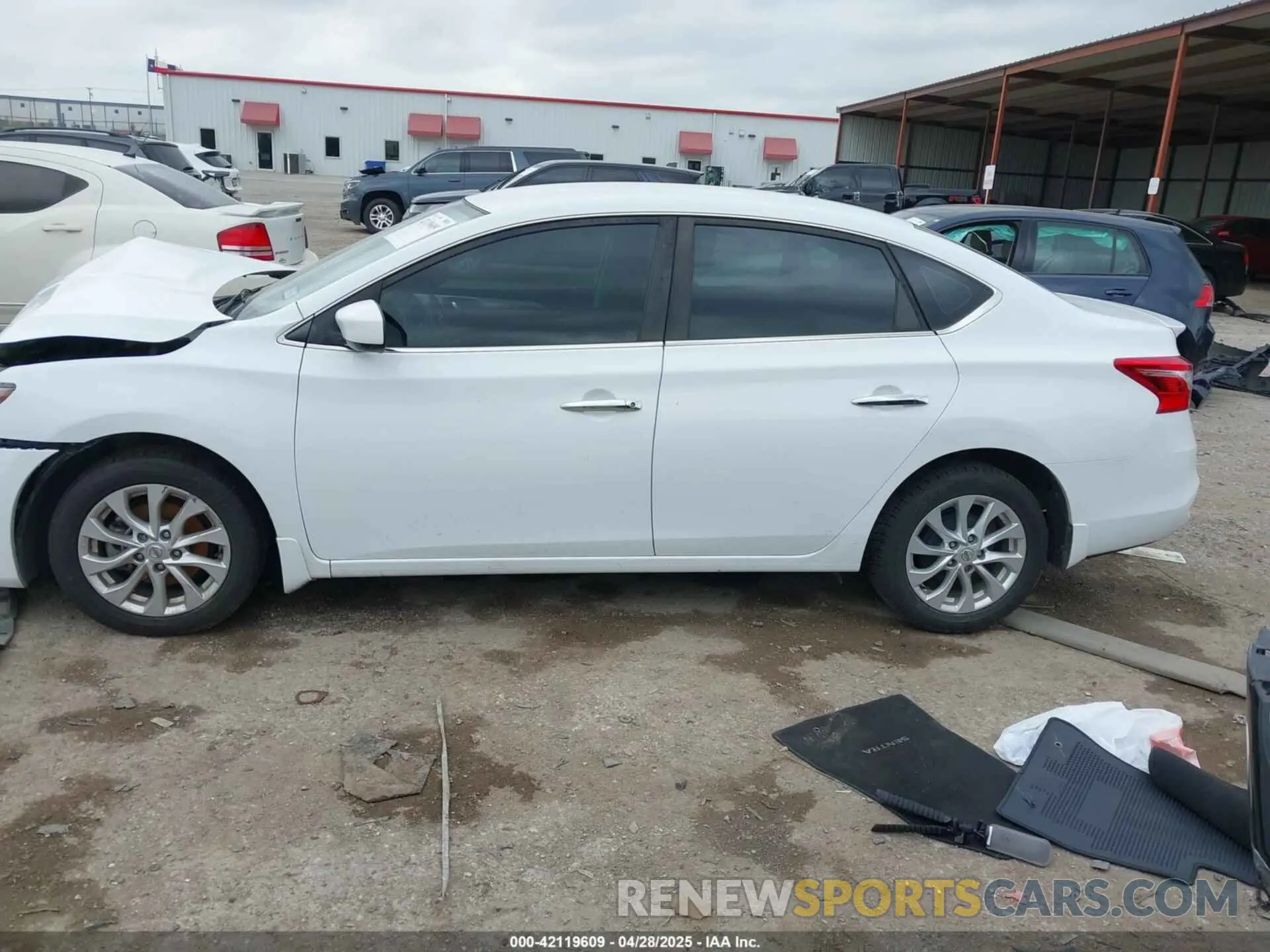 14 fotografías del automóvil dañado 3N1AB7AP7KY301010 NISSAN SENTRA 2019