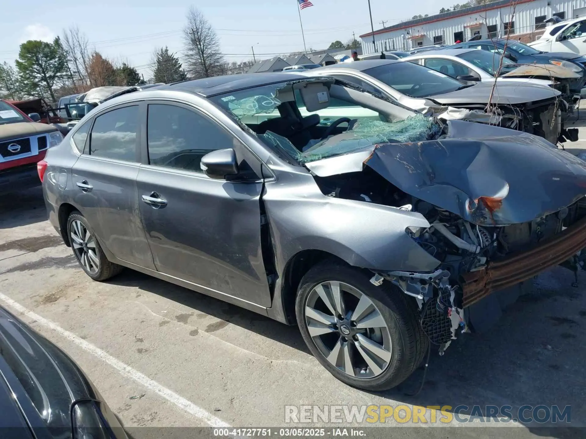 12 fotografías del automóvil dañado 3N1AB7AP7KY302268 NISSAN SENTRA 2019