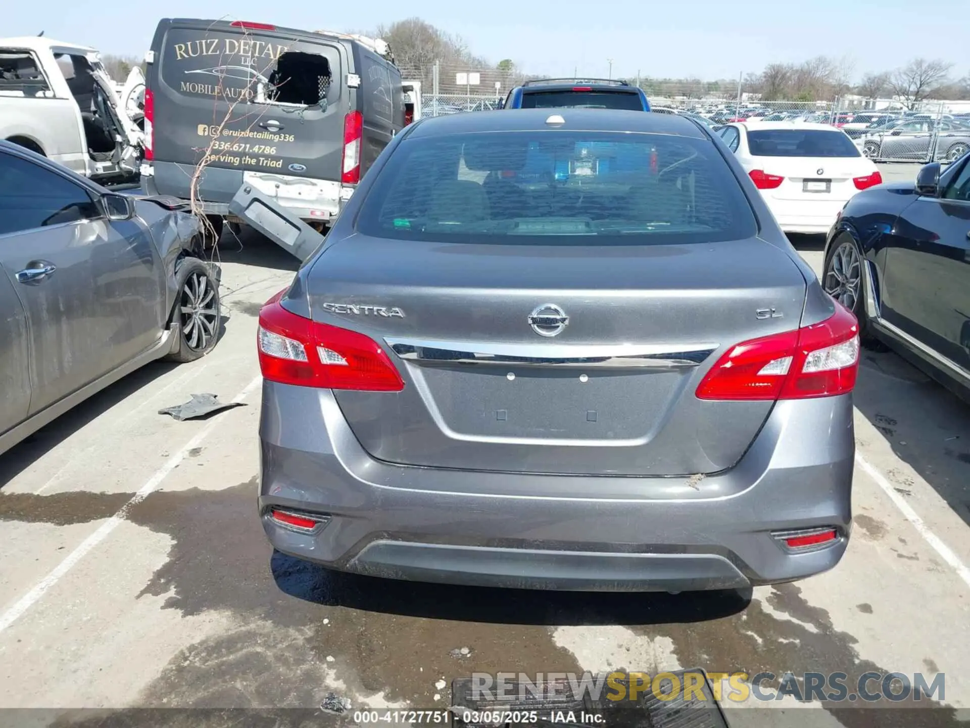 15 fotografías del automóvil dañado 3N1AB7AP7KY302268 NISSAN SENTRA 2019