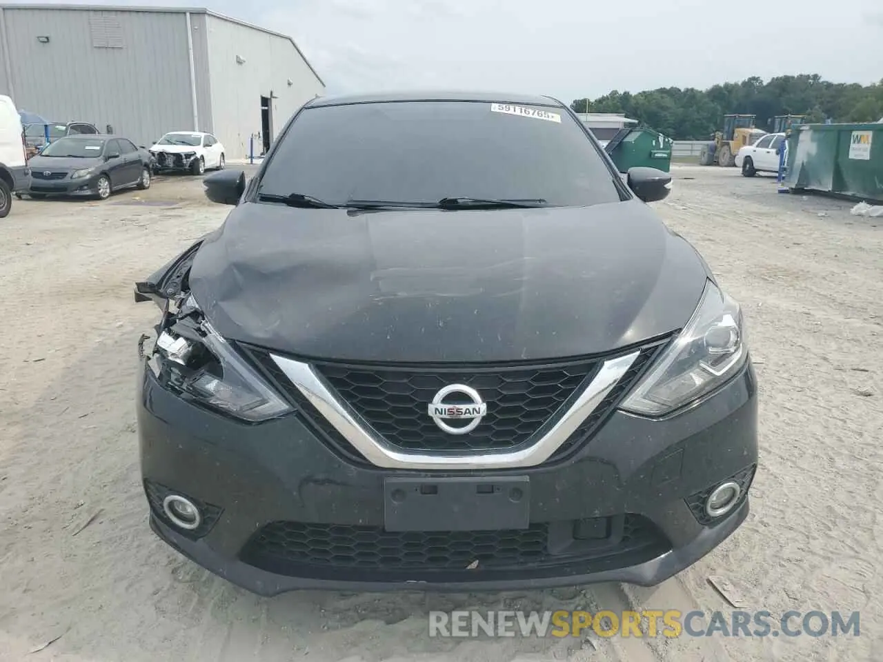 5 fotografías del automóvil dañado 3N1AB7AP7KY308488 NISSAN SENTRA 2019