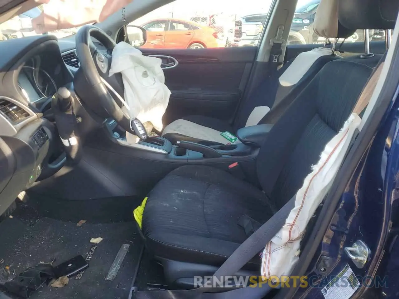 7 fotografías del automóvil dañado 3N1AB7AP7KY309866 NISSAN SENTRA 2019