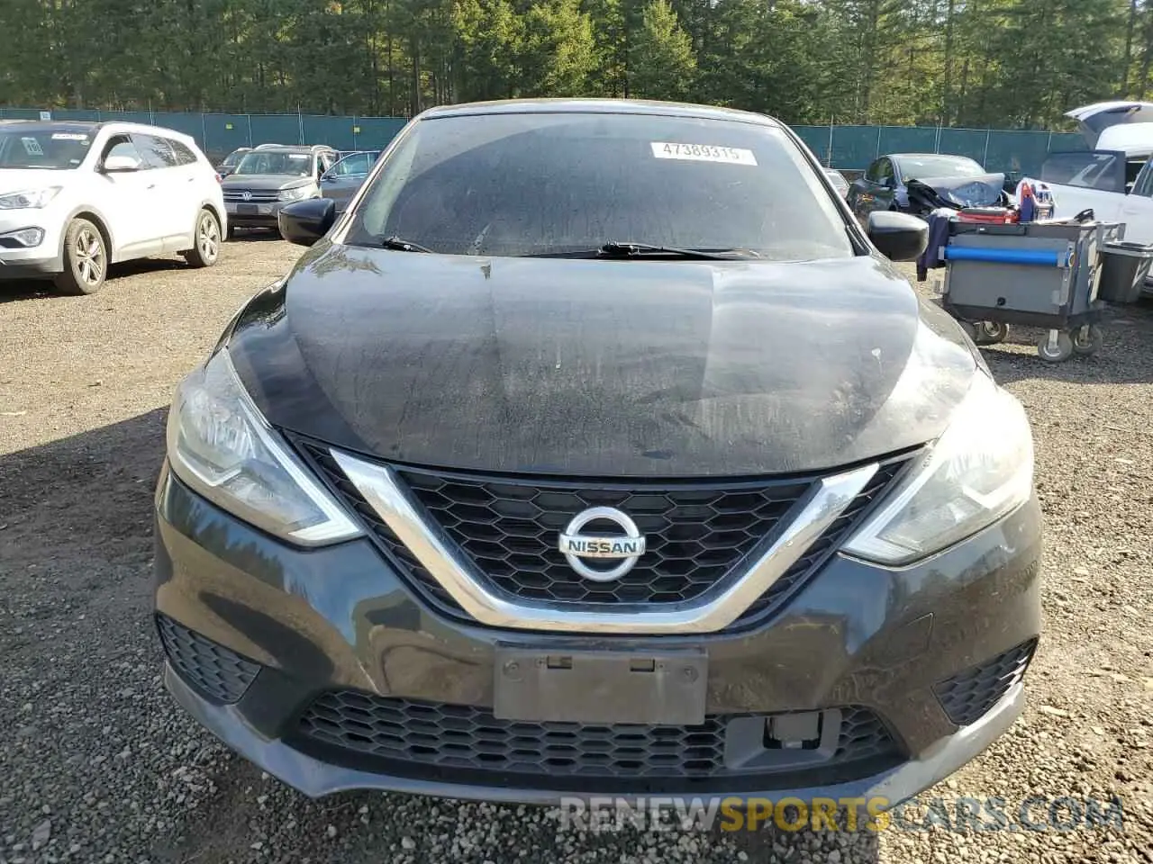 5 fotografías del automóvil dañado 3N1AB7AP7KY316512 NISSAN SENTRA 2019