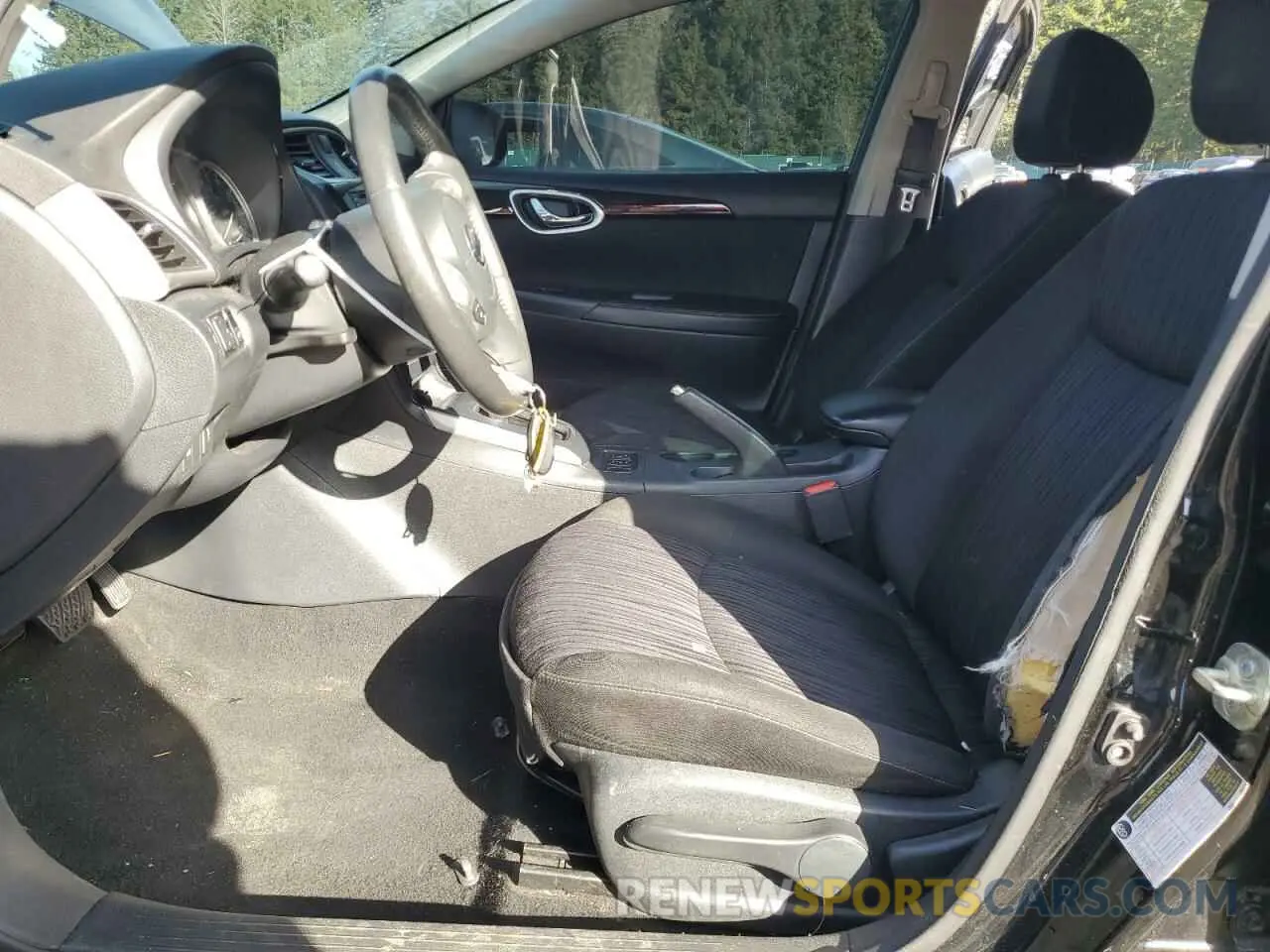 7 fotografías del automóvil dañado 3N1AB7AP7KY316512 NISSAN SENTRA 2019