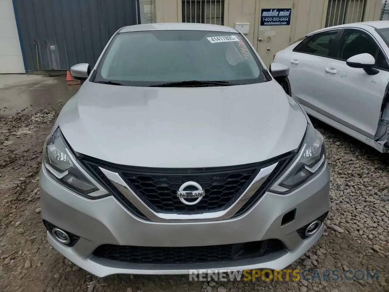 5 fotografías del automóvil dañado 3N1AB7AP7KY327798 NISSAN SENTRA 2019