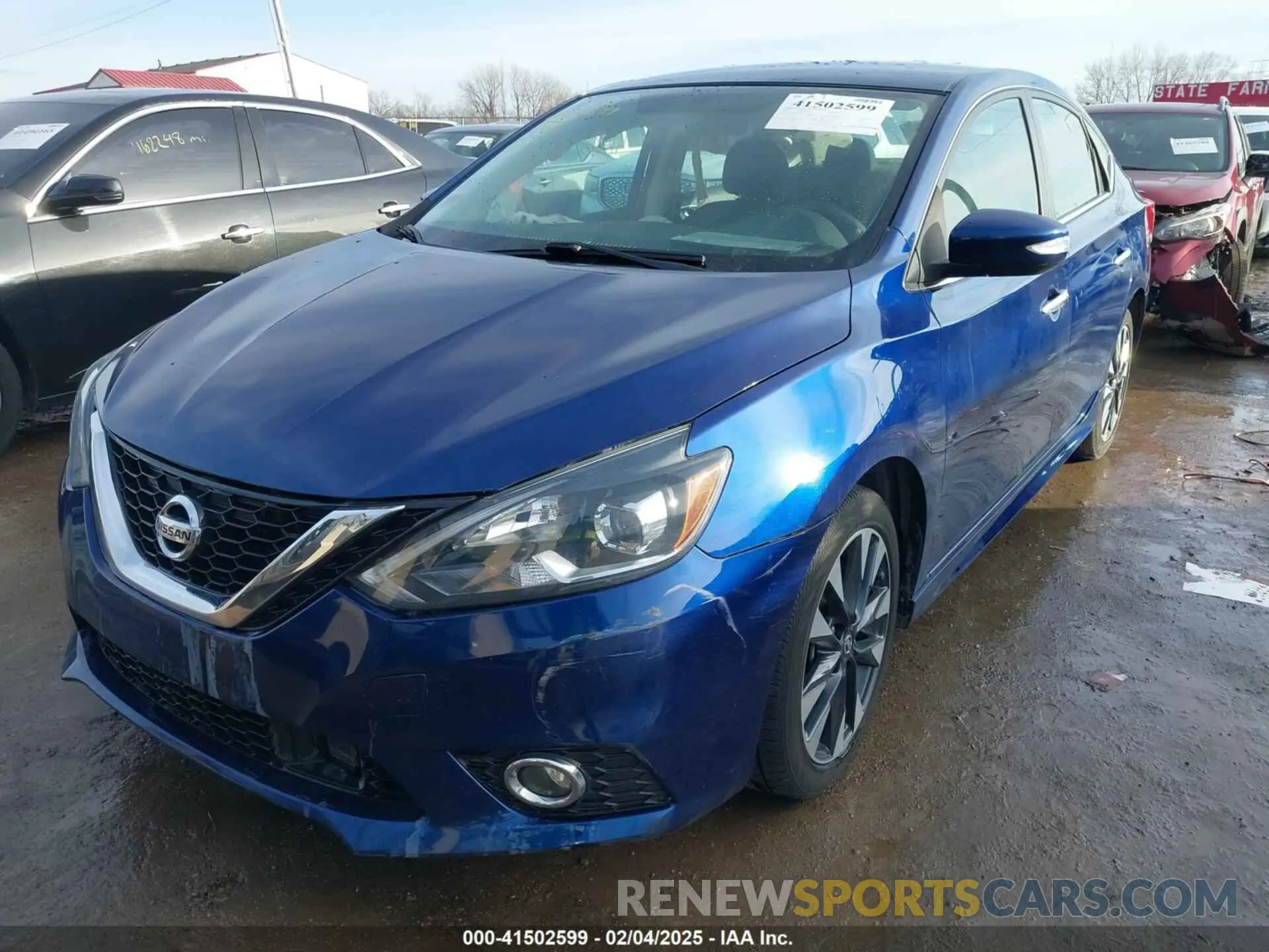 2 fotografías del automóvil dañado 3N1AB7AP7KY331737 NISSAN SENTRA 2019