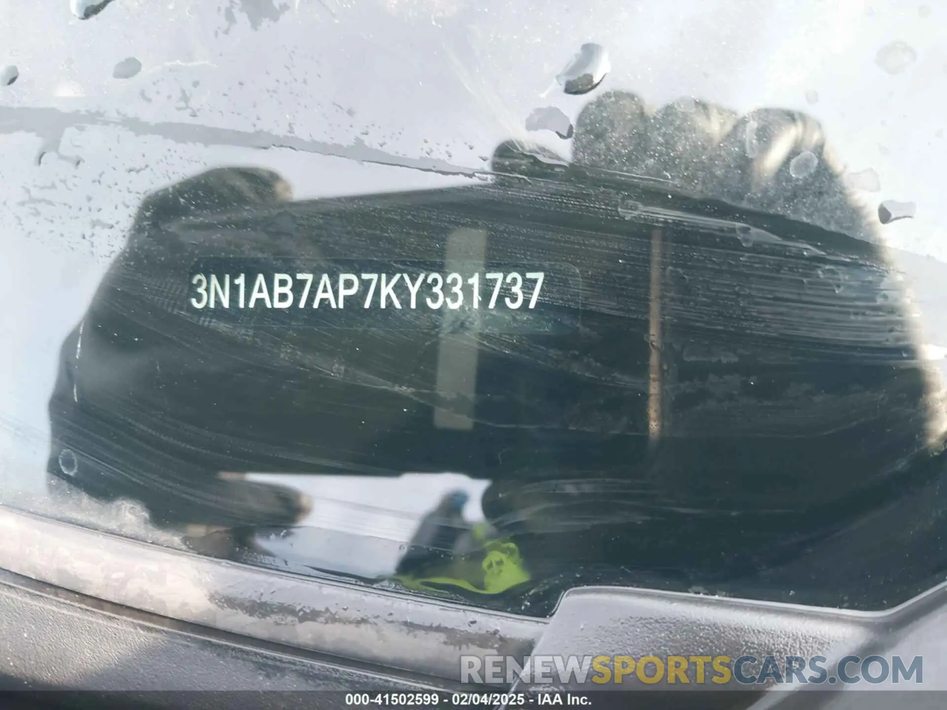 9 fotografías del automóvil dañado 3N1AB7AP7KY331737 NISSAN SENTRA 2019