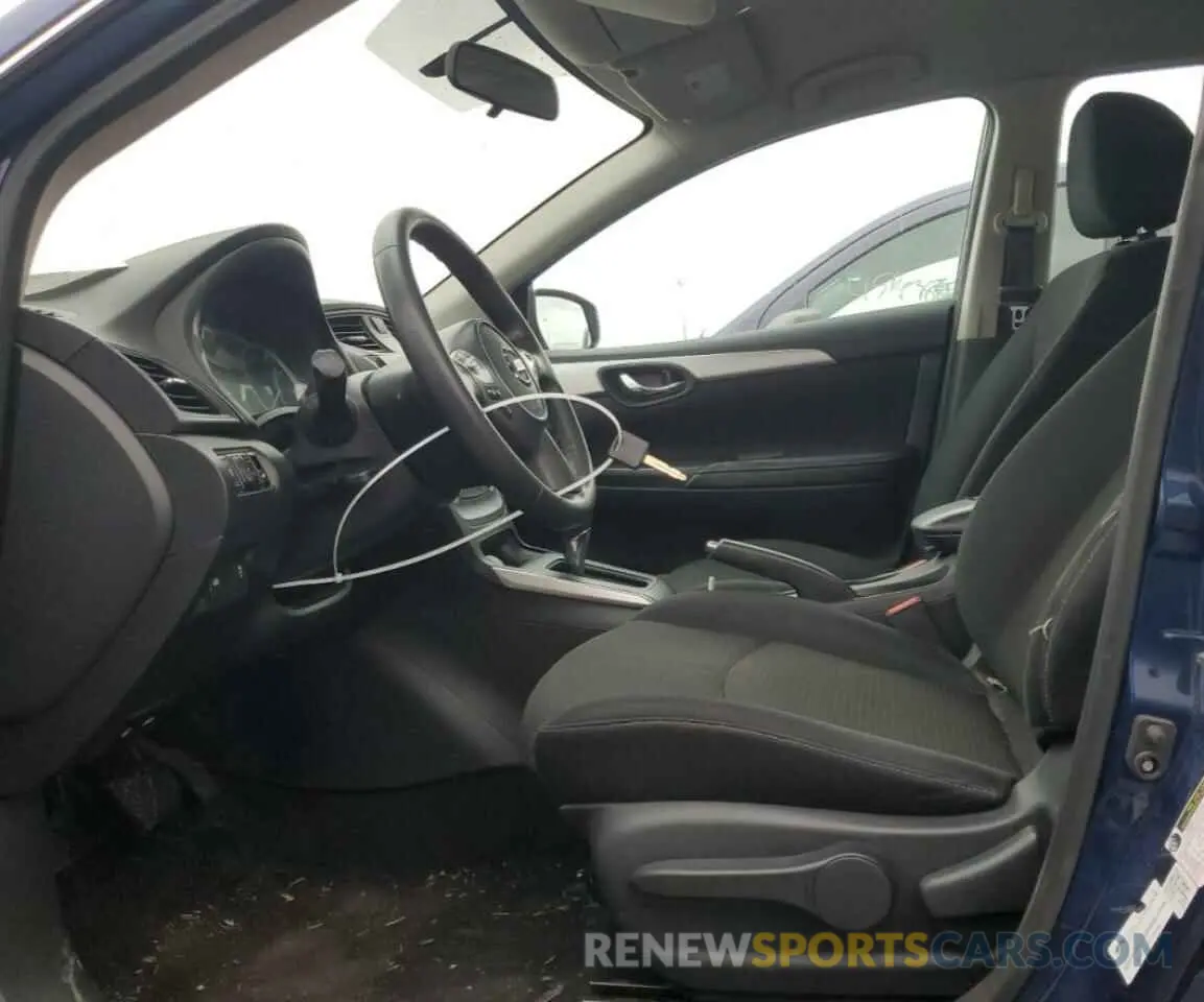 7 fotografías del automóvil dañado 3N1AB7AP7KY347629 NISSAN SENTRA 2019