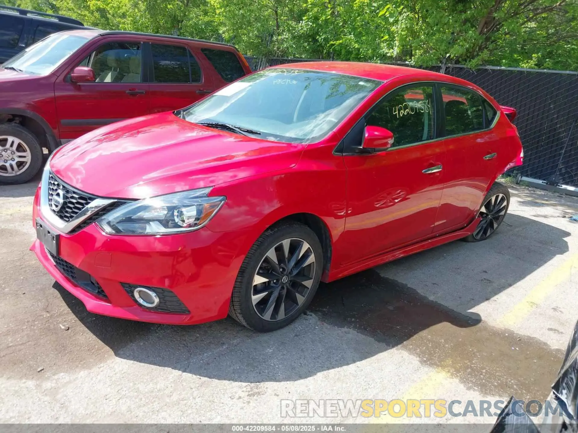 2 fotografías del automóvil dañado 3N1AB7AP7KY351471 NISSAN SENTRA 2019